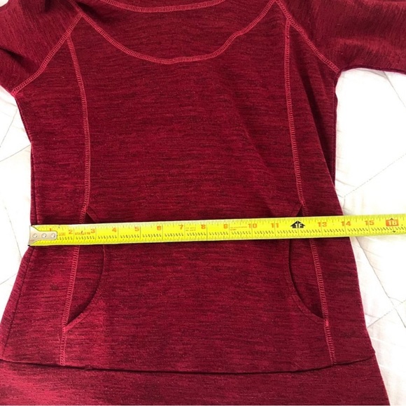 Kuhl Womens XS Heathered Red Long Sleeves Cowl Neck
Pullover Lea Sweater Pockets - Picture 8 of 11
